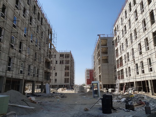 construction of new houses in Andisheh